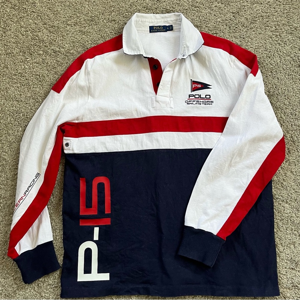 Polo Ralph Lauren Shirt Size Large Offshore P15
